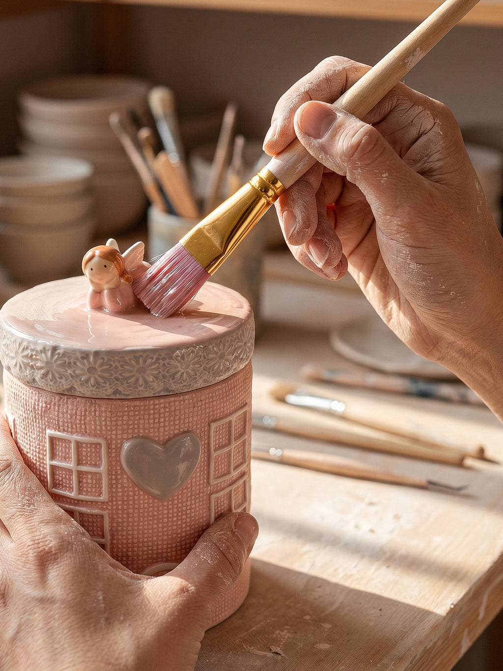 The Angel's Home | Ceramic Pet Memorial Urn [Launch Special - 33% OFF]
